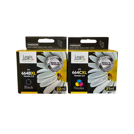 Pack Tintas compatible para 664XL 1115/2135/3775/3785/3787-GENERICO-tintas-para-impresora-en-santiago