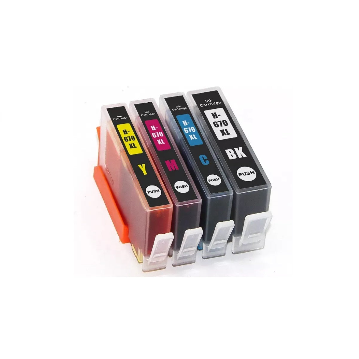 Pack 4 Tintas Compatibles 670xl B/c/m/y 3525 4615 4625 5525