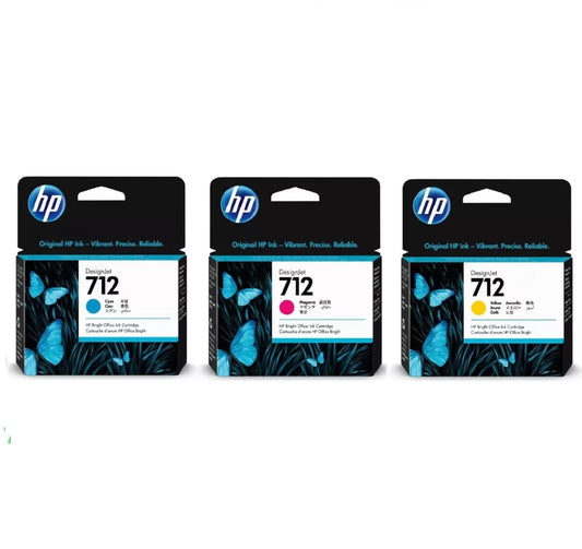 Pack 3 Cartuchos hp 712 M/C/Y Originales T210 T230 T250 T630-HP-tintas-para-impresora-en-santiago