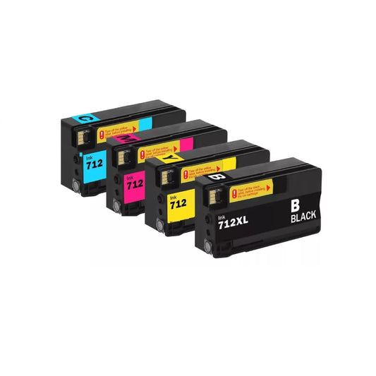 Pack Cartuchos Compatible para 712XL T-210/T-230/T-250/T-630