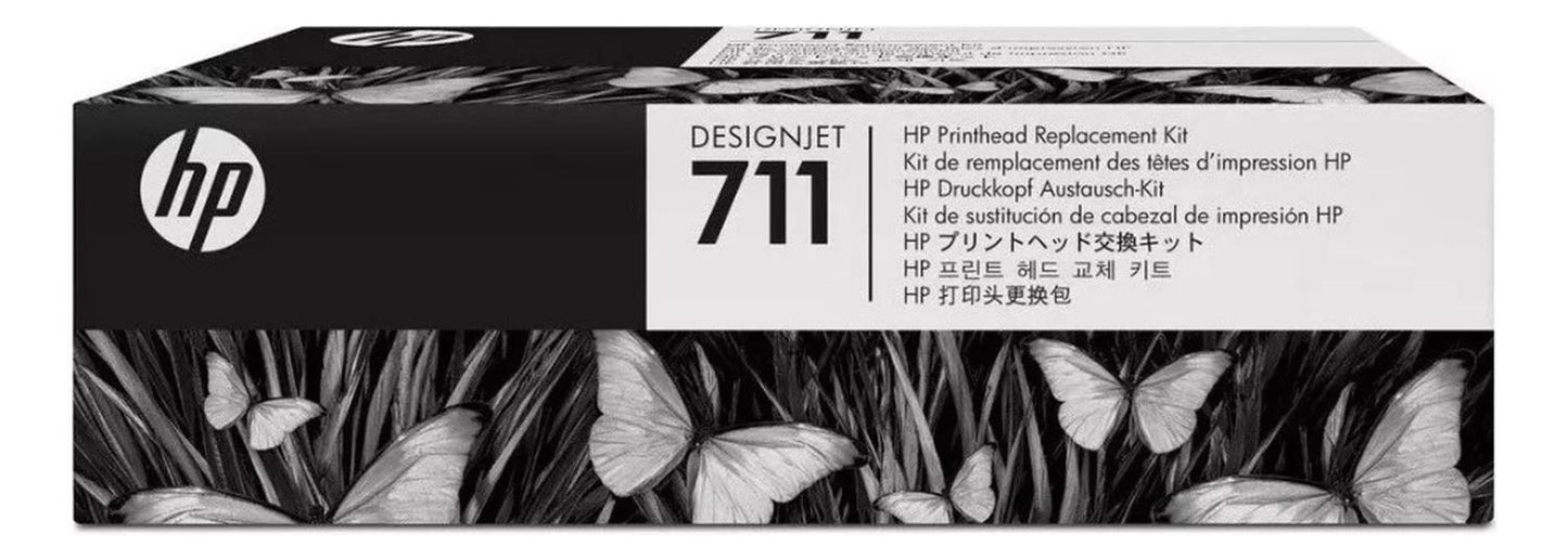 Cabezal Impresión HP 711 + 4 Tintas Original HP