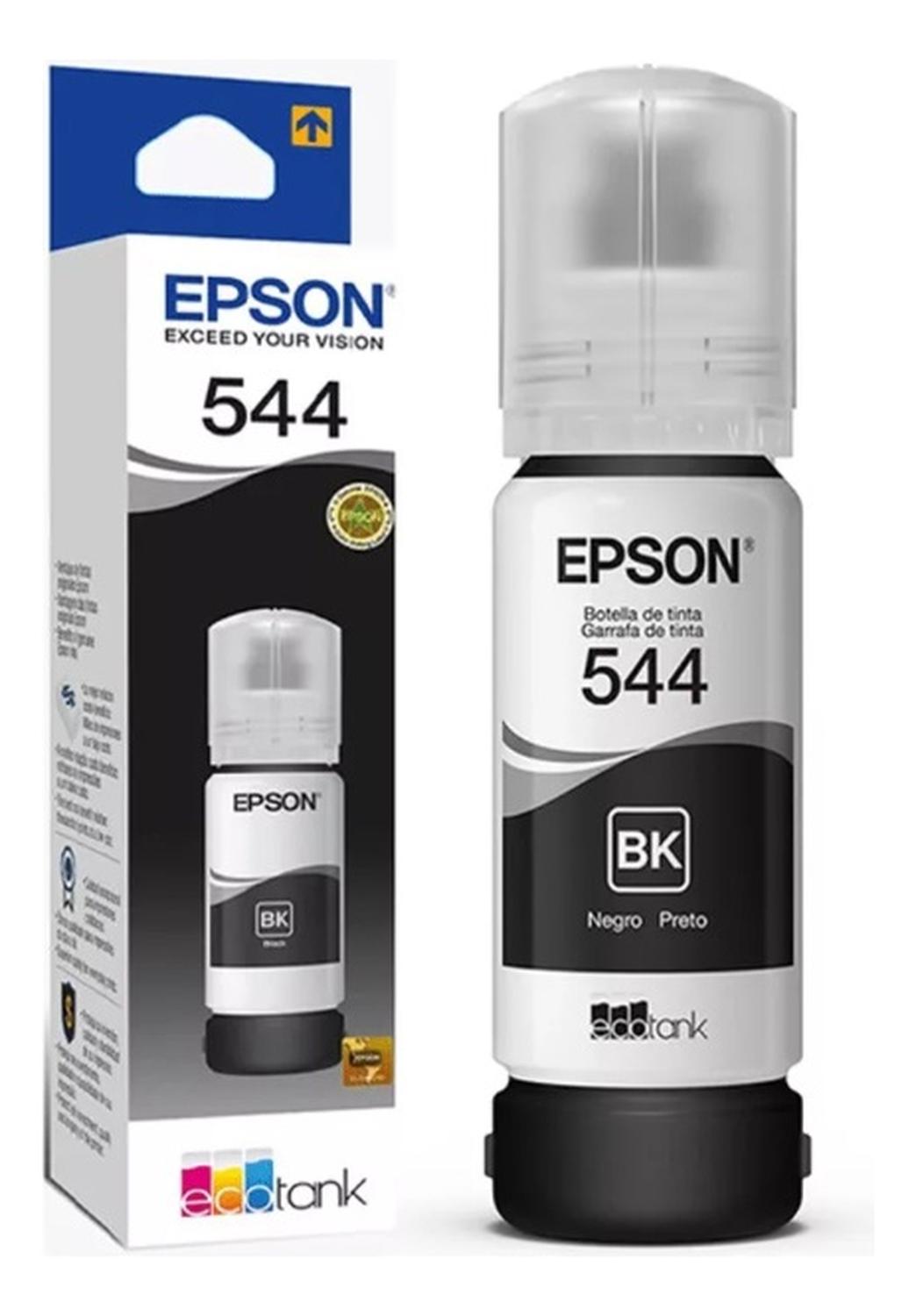 Botella Epson 544 Negro Original Epson