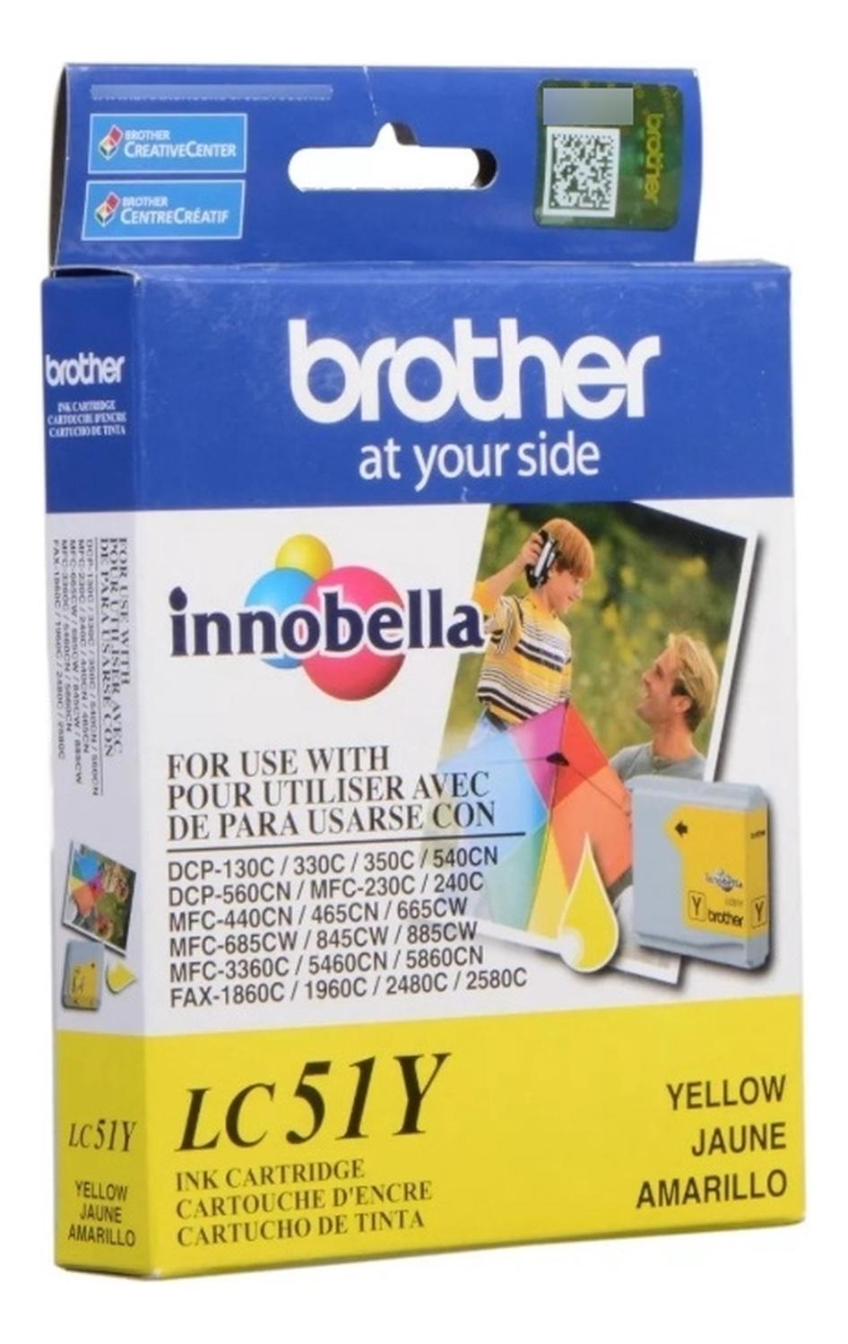 Cartucho de Tinta Brother LC51 Yellow Original Brother