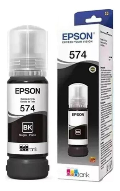 Botella Epson 574 Negro Original Epson