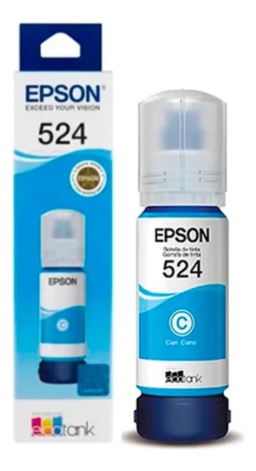 Botella Epson 524 Cyan Original Epson