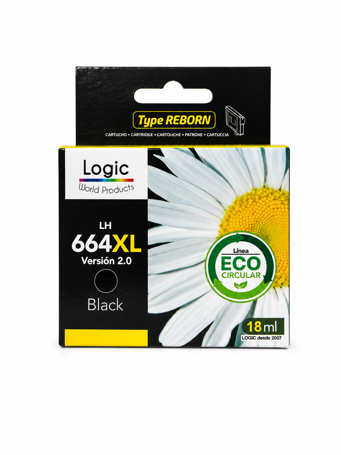 Cartucho de Tinta Alternativo HP 664XL Negro