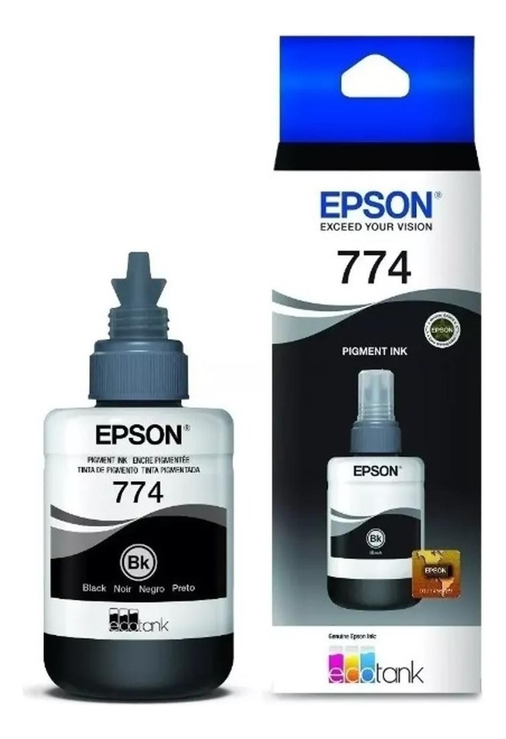 Botella Epson 774 Negro Original Epson