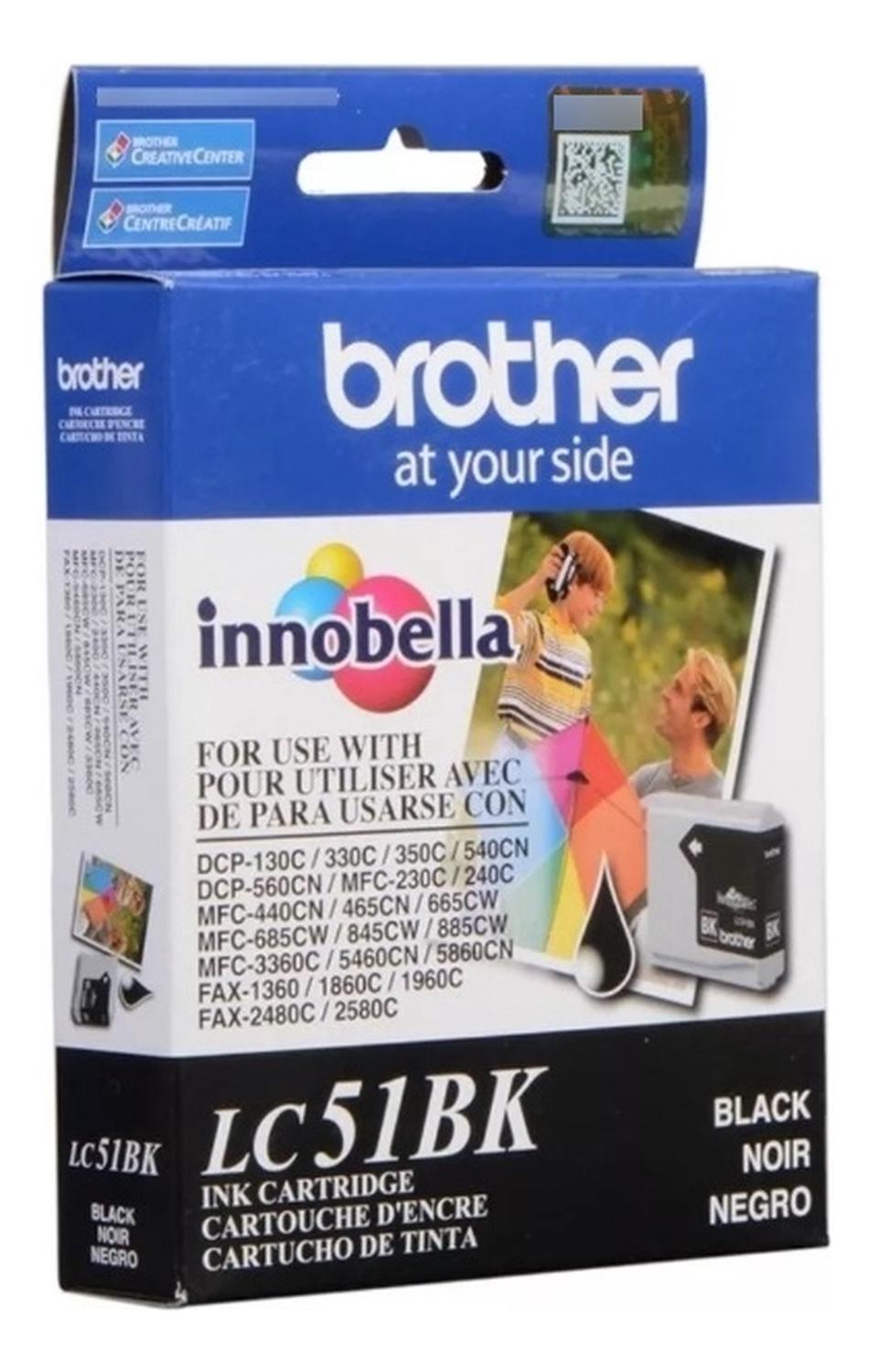 Cartucho de Tinta Brother LC51 Negro Original Brother