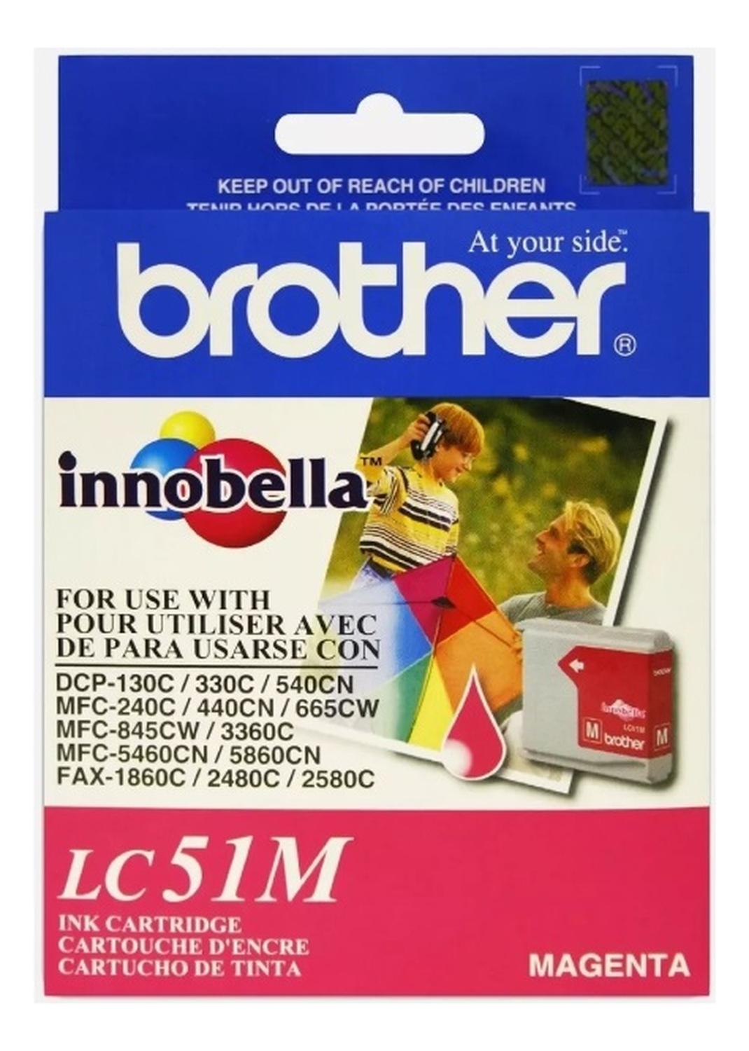 Cartucho de Tinta Brother LC51 Magenta Original Brother