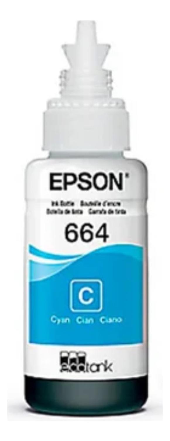 Botella Epson 664 Cyan Original Epson