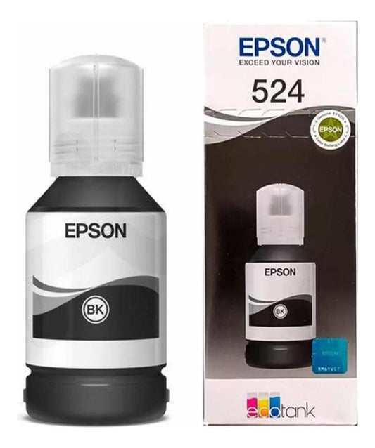 Botella Epson 524 Negro Original Epson