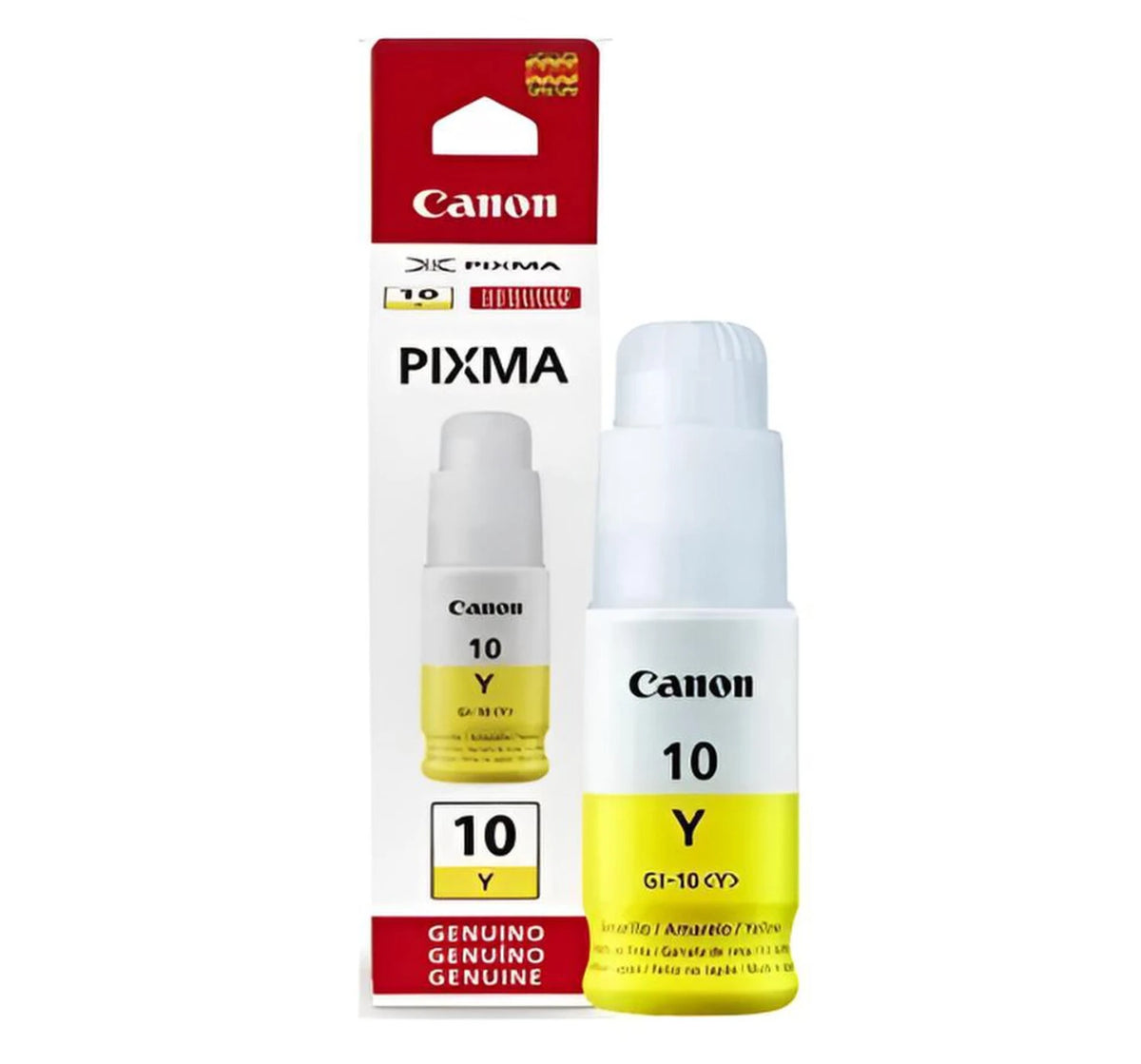 Botella de Tinta Canon GI-10 Yellow Original