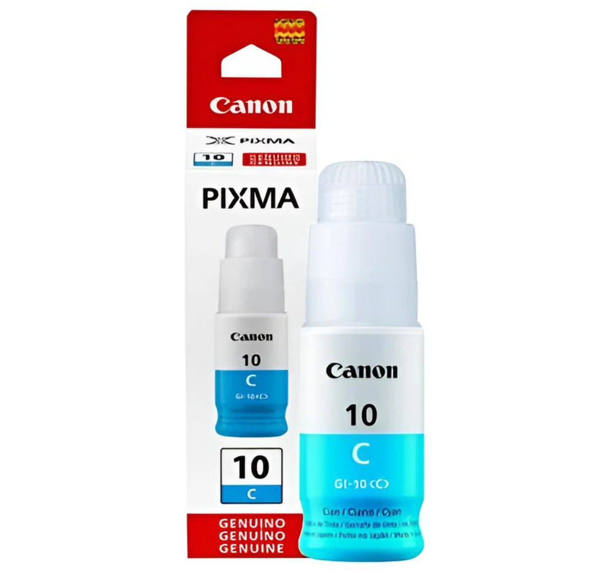 Botella de Tinta Canon GI-10 Cian Original