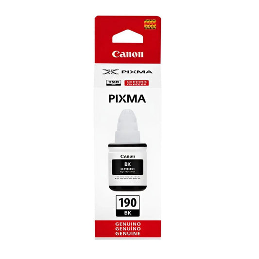 Botella de tinta Canon GI-190 negro original para impresoras PIXMA