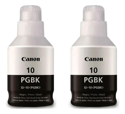 Botellas de Tinta Canon GI-10 Negro Original Pack Canon