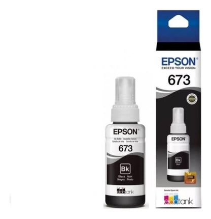 Botella Epson 673 Negro Original Epson