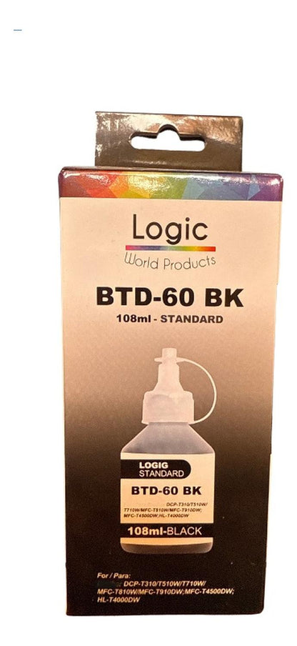 Botellas de Tinta Alternativo Brother Btd-60/5001 t220/t710/t420w Pack Genérico