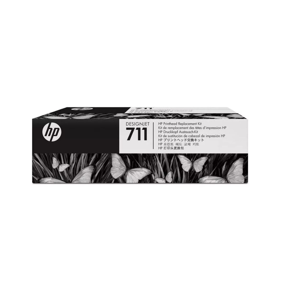 Pack Cabezal + 4 Tintas Hp 711 Originales