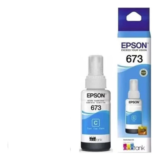 Botella Epson 673 Cyan Original Epson