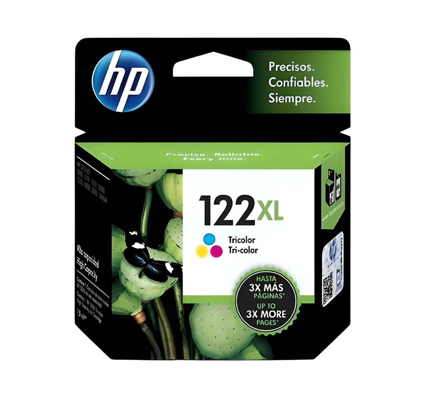 Cartucho de Tinta HP 122XL Tricolor Original – Alto Rendimiento
