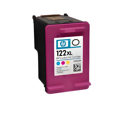 Cartucho de Tinta HP 122XL Tricolor Original – Alto Rendimiento