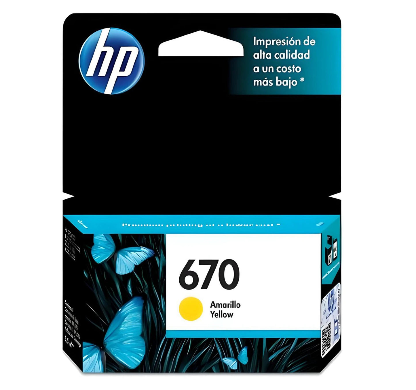Pack Cartuchos de Tinta HP 670 CMY Original – Cian, Magenta y Amarillo