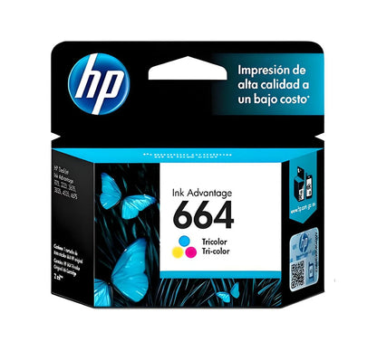 Cartucho Tinta HP 664 Tricolor Original HP