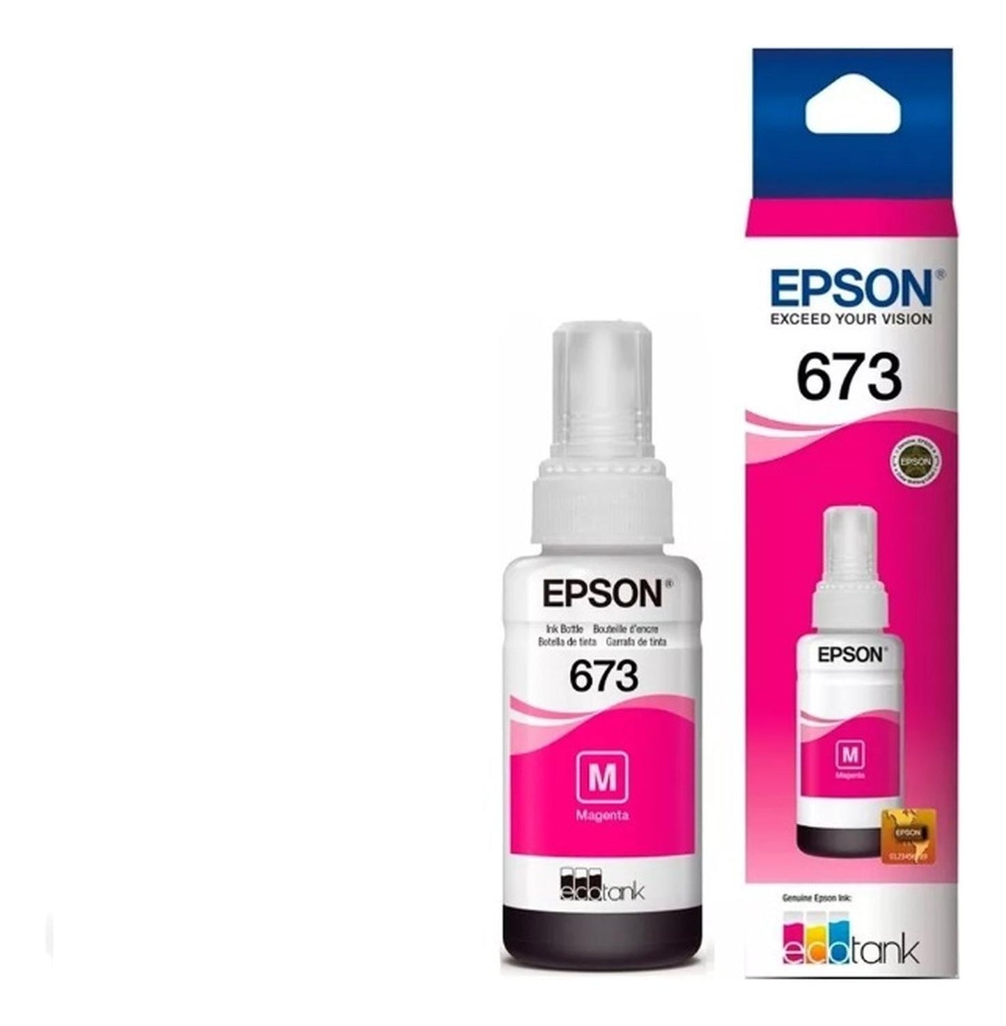 Botella Epson 673 Magenta Original Epson
