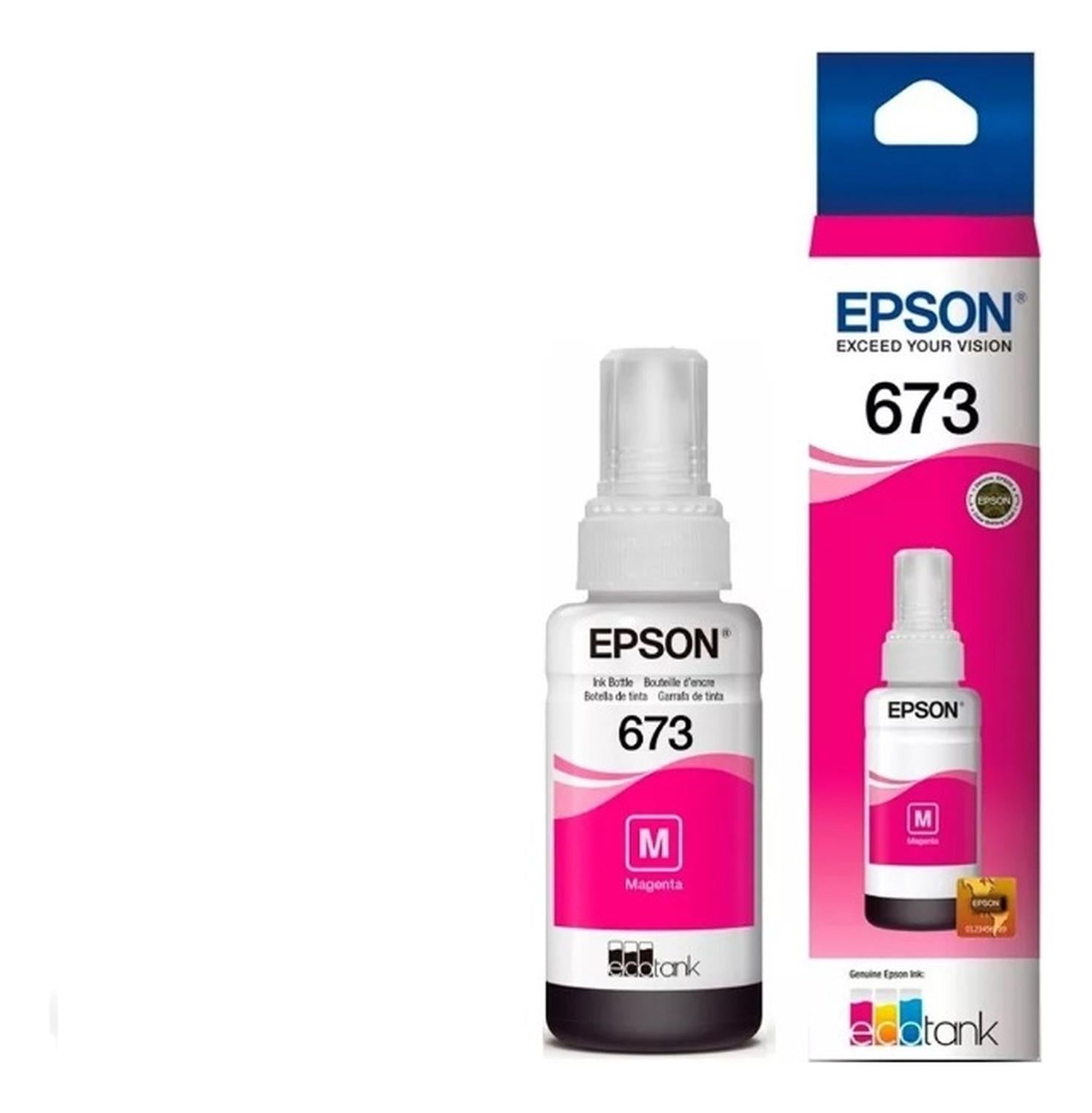 Botella Epson 673 Magenta Original Epson
