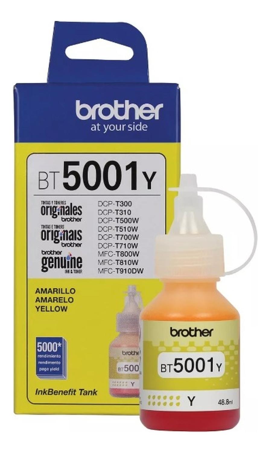 Botella de Tinta Brother Bt5001 Yellow Original Brother