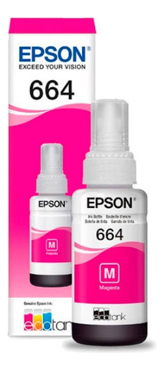 Botella Epson 664 Magenta Original Epson