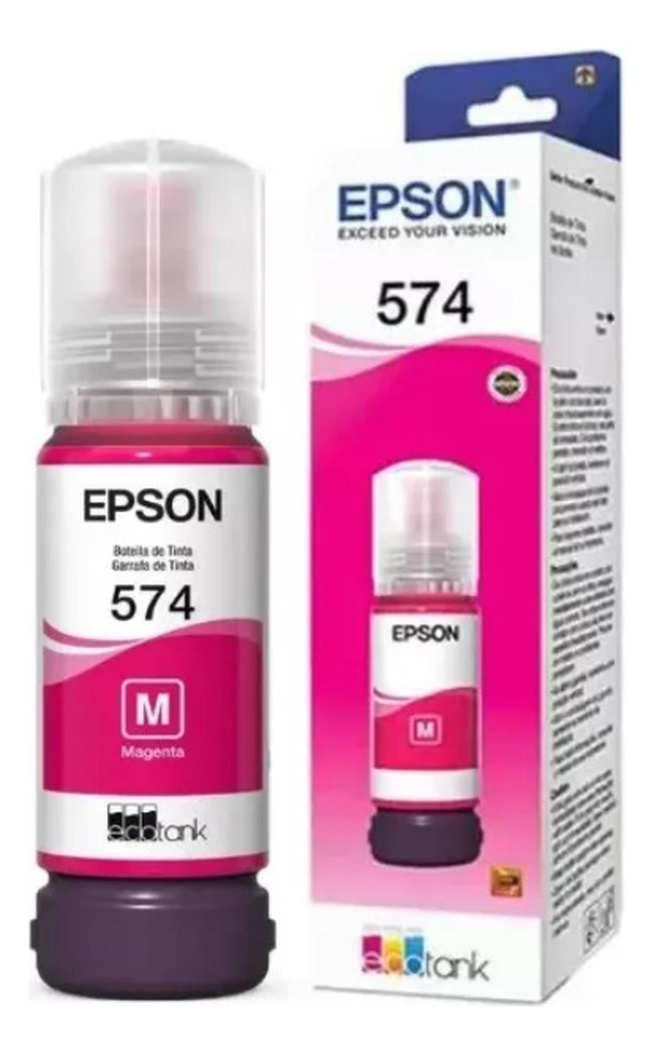 Botella Epson 574 Magenta Original Epson