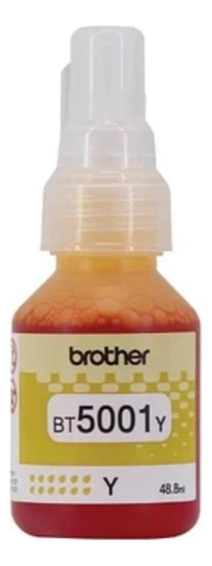 Botella de Tinta Brother Bt5001 Yellow Original Brother
