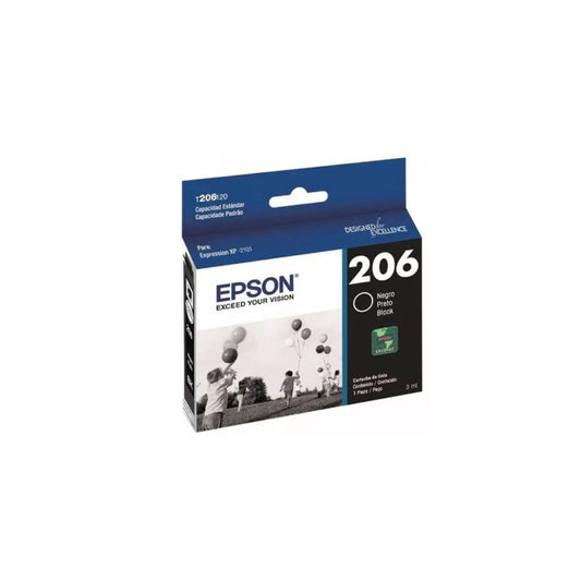 Cartucho Epson 206 Negro Original