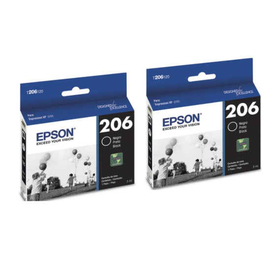 Pack Tintas Epson 206 Negro XP-2101