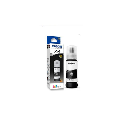 Botella Epson 554 Negro Original