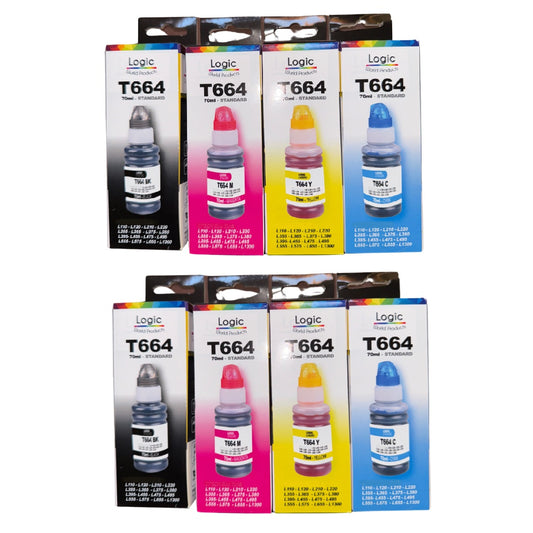 Pack X2 Tintas compatibles para T664 Modelos L120/L380-GENERICO-tintas-para-impresora-en-santiago
