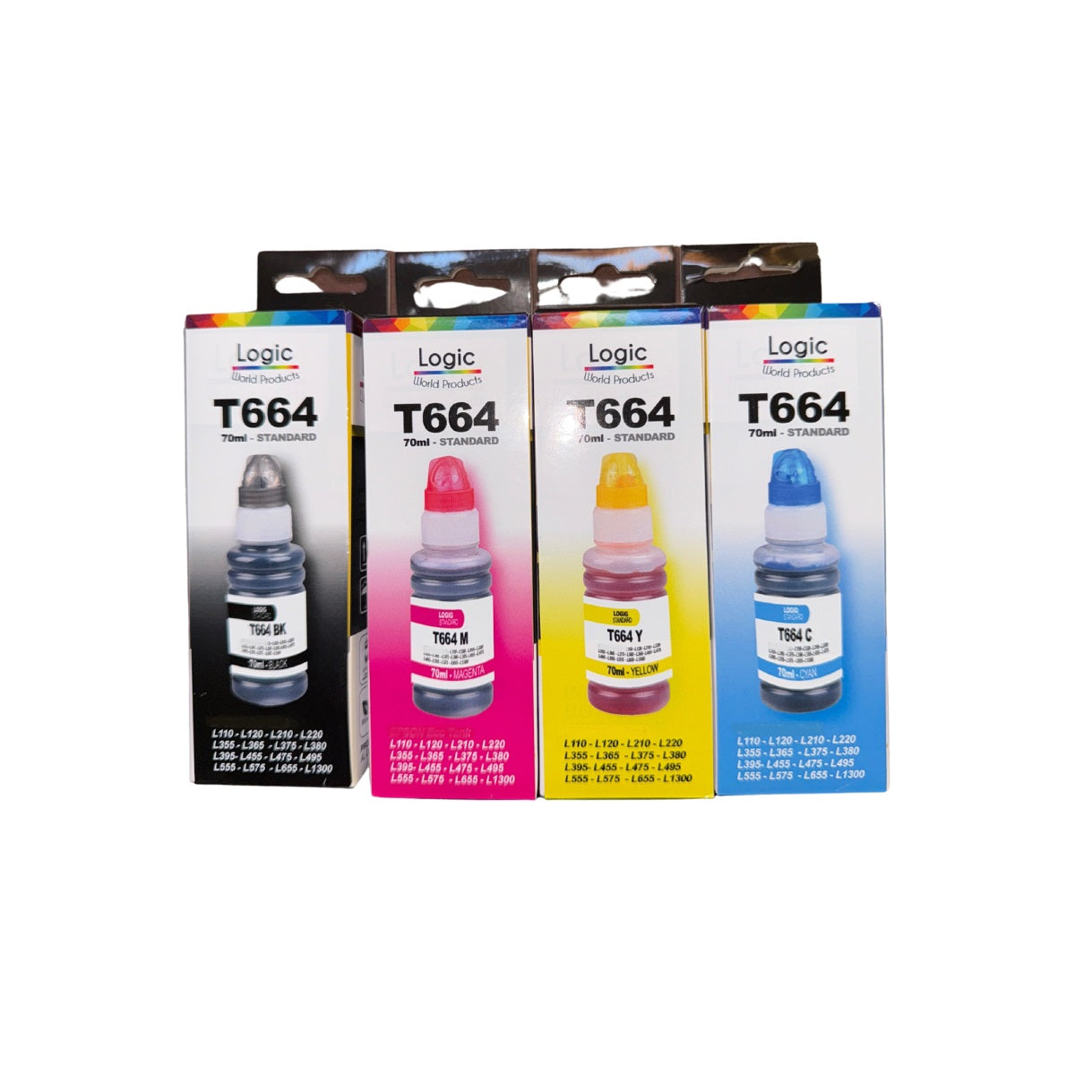 Pack Tintas compatibles para T664 L110/120/350/355/365