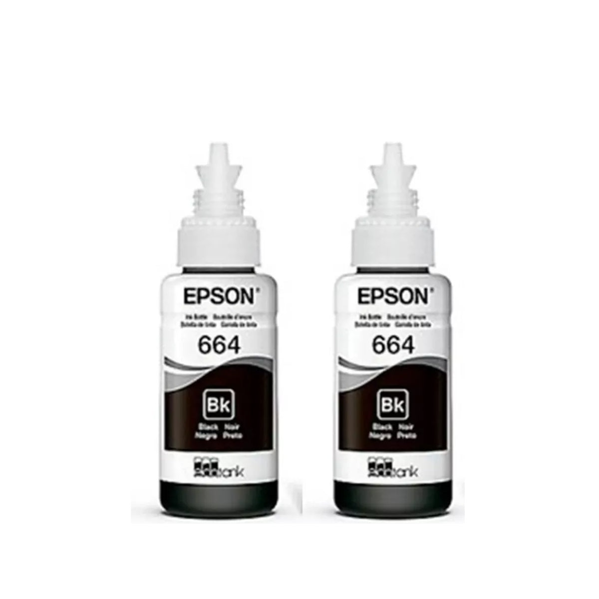 Pack 2 Tintas Epson 664 Negro Original
