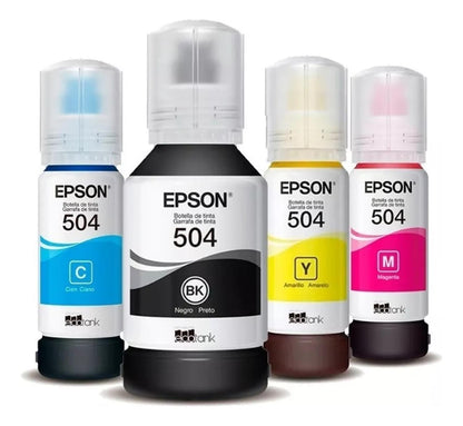 Botellas de Tintas Epson 504 Original Pack Epson