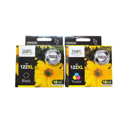 Pack Tintas Compatible para 122XL Negro/Tricolor