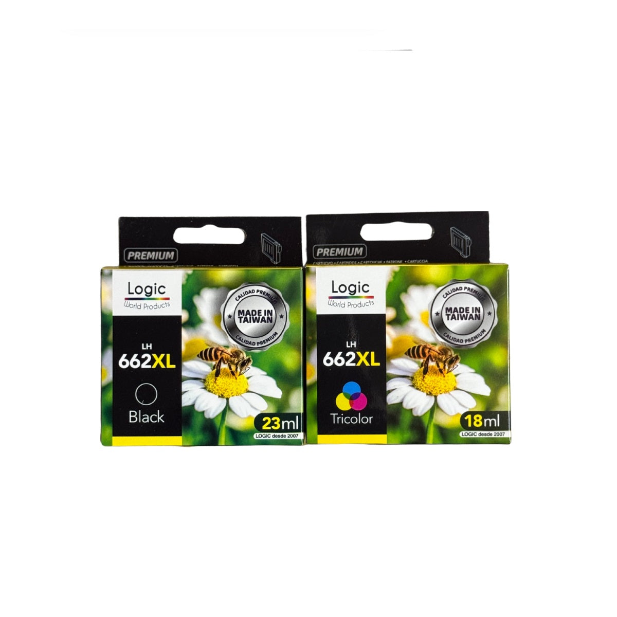 Pack Tintas Compatible para 662XL Negro / Tricolor 1015/1515