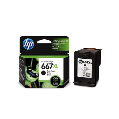 Cartucho hp 667XL Negro Original 1275/2374/2375/2376/2775