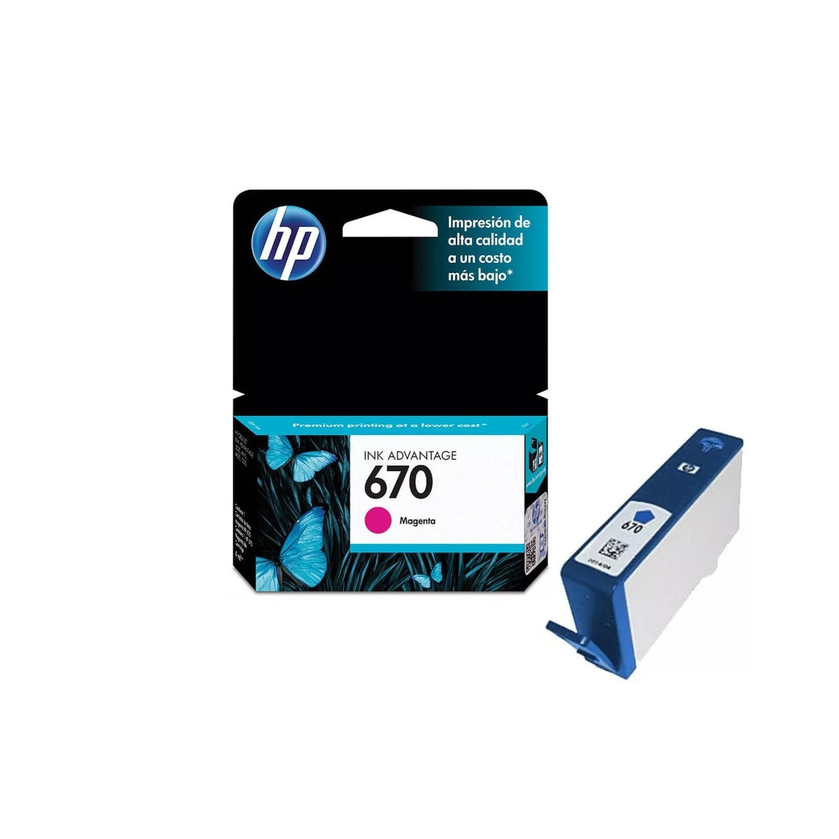 Cartucho hp 670 Magenta Original
