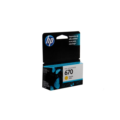 Cartucho hp 670 Yellow Original