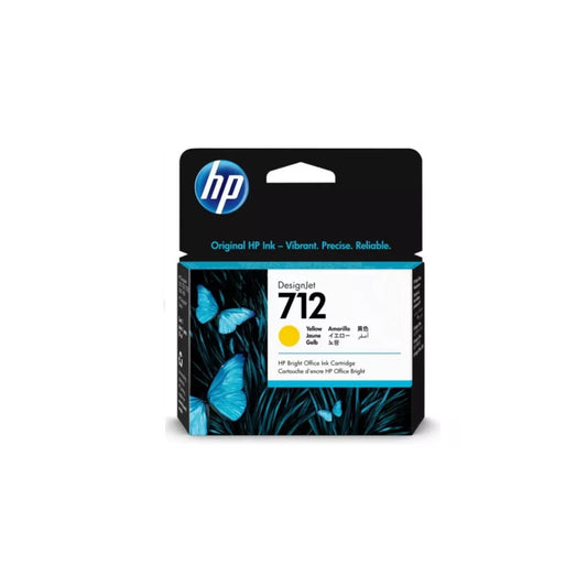 Cartucho hp 712 Yellow Original T210 T230 T250 T630 T650-HP-tintas-para-impresora-en-santiago