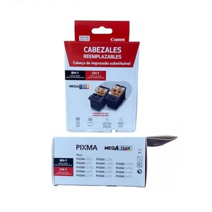 Kit 2 Cabezales Canon Bh-1 Negro + Ch-1 Color G Series