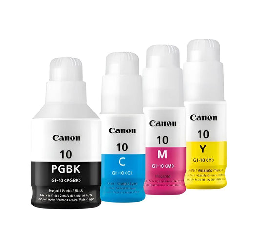 Pack Botellas de Tinta Canon GI-10 Original