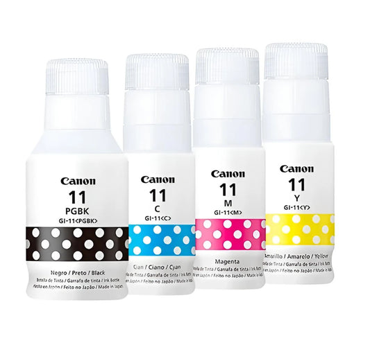 Pack Botellas de Tinta Canon GI-11 Original