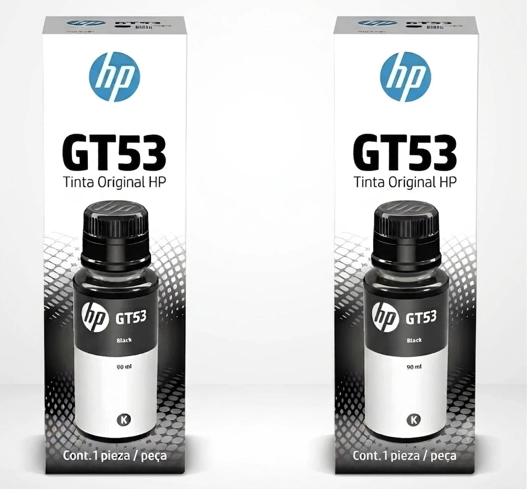 Pack Botellas Tinta HP GT53 Negro Original – Sistema Tanque